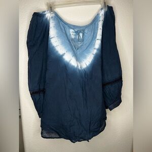 Johnny Was X Amanda Bond Charlotte Maxi Skirt & Long sleeve Set Tie Dye Sz Small